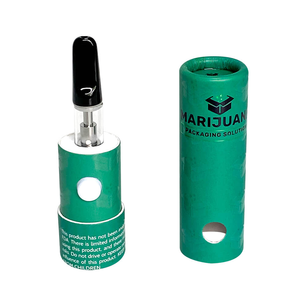MARIJUANA PACKAGING SOLUTION Patented Child Resistant Cardboard Tube