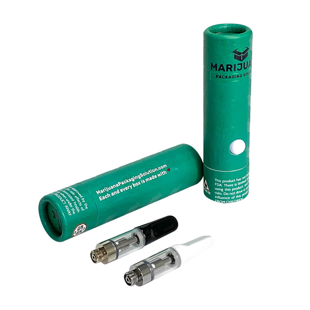 MARIJUANA PACKAGING SOLUTION Patented Child Resistant Cardboard Tube