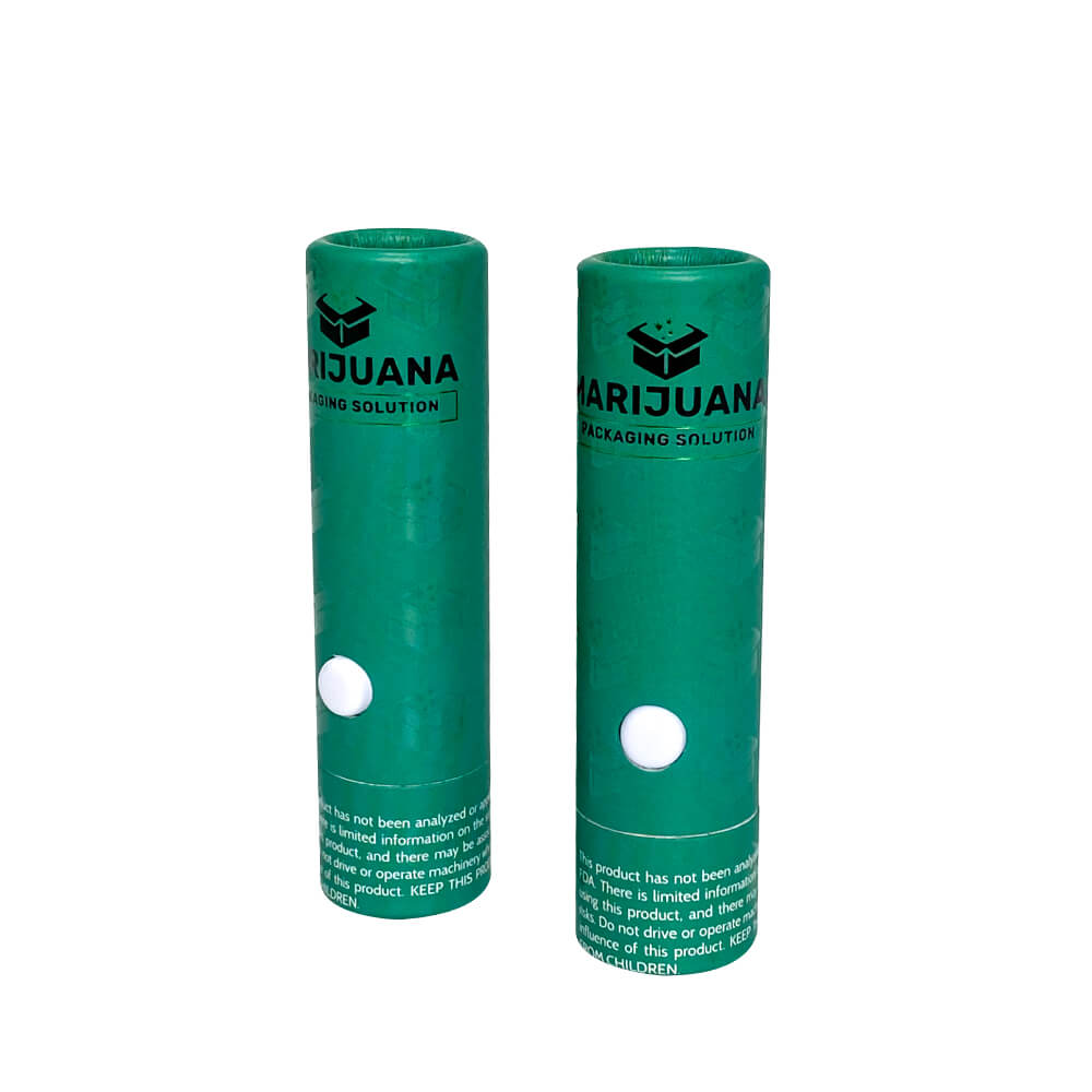 MARIJUANA PACKAGING SOLUTION Patented Child Resistant Cardboard Tube