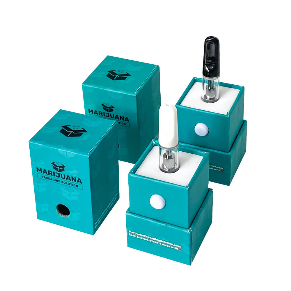 MARIJUANA PACKAGING SOLUTION Childproof Vape Cart Cuboid Rigid Box