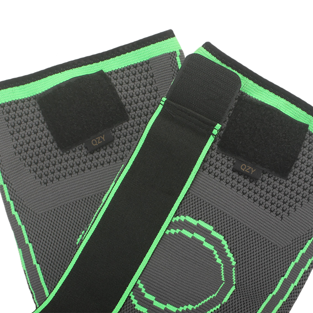 QZY Sports knee pads with knitted thin straps for running, cycling, fitness, mountaineering, anti slip knee pads