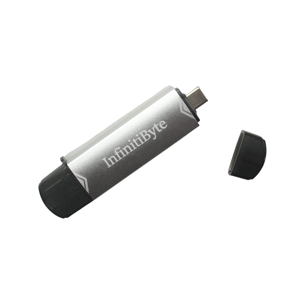 InfinitiByte Memory card readers,Typec high-speed USB 3.0 reading SD/TF dual-purpose multifunctional card reader available on mobile phones and computers