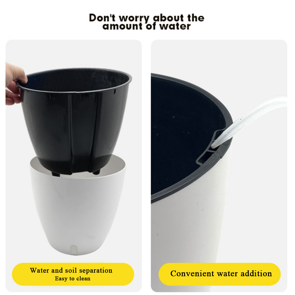 VINILITE Self Watering Pots Plastic Flower Pots Self Watering Planters.