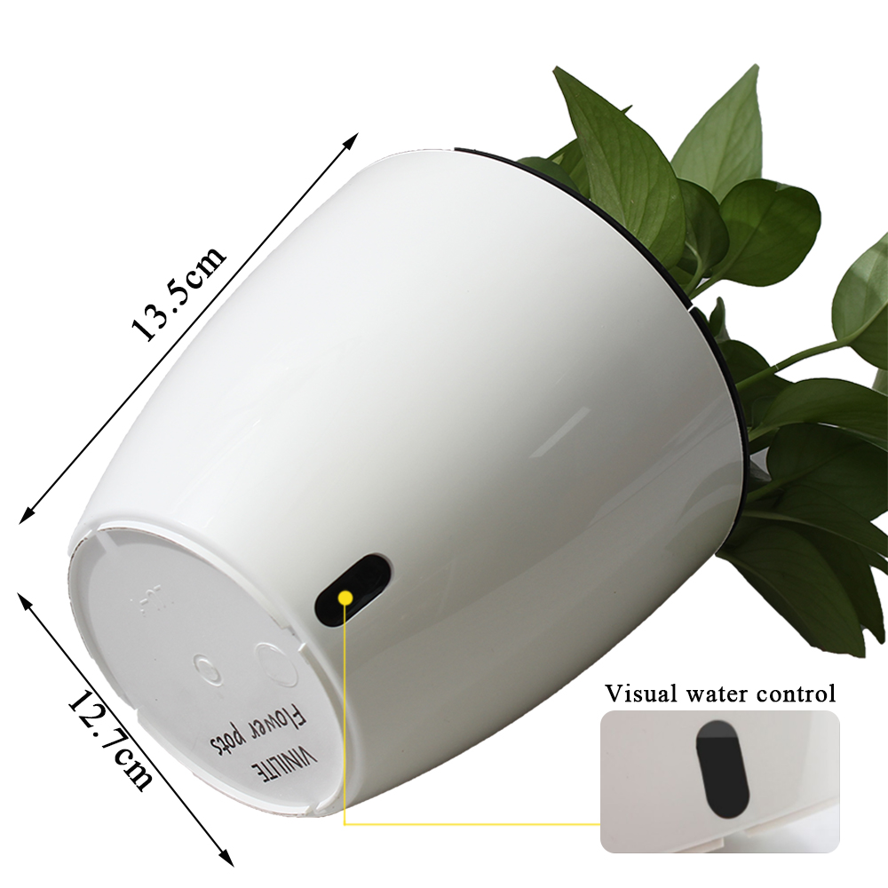VINILITE Self Watering Pots Plastic Flower Pots Self Watering Planters.