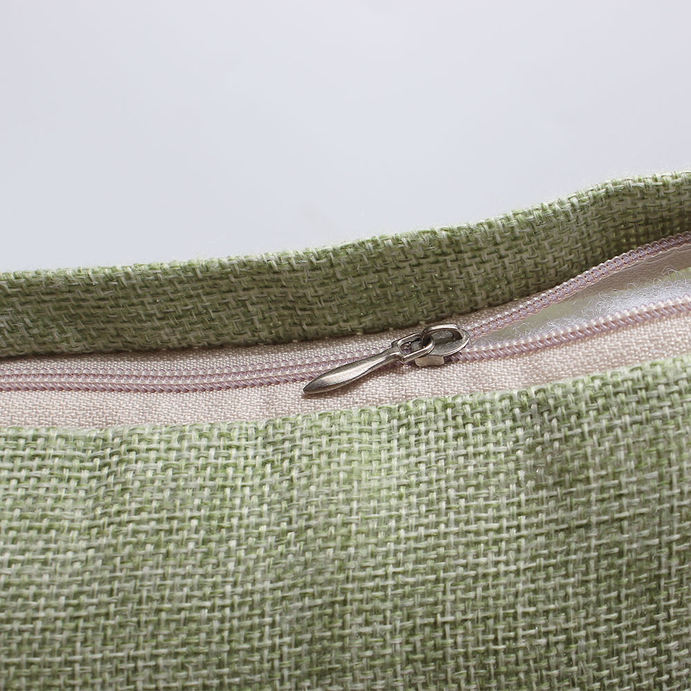 Aboutabed Set of 2 Linen Decorative Square Throw Pillow Covers for Sofa Couch Decoration，15.6x15.6 Inches(40cm)