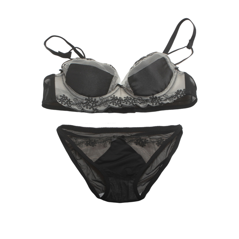 Oludkeph Lingerie without steel ring and lace lace, ultra-thin underwear