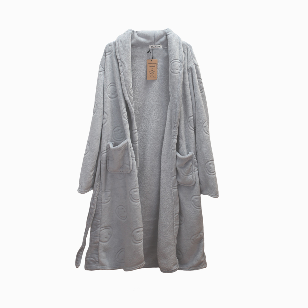 Oludkeph Bathrobe,Coral Plush Bathrobe,Winter Sleeping Robe for Men and Women Oludkeph Bathrobe,Coral Plush Bathrobe,Winter Sleeping Robe for Men and Women