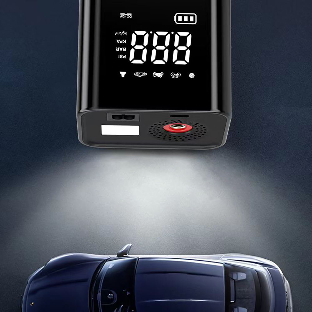 Xeamotor Vehicle Tire Inflation Pump,Faster Inflation Electric Air Pump with LCD Display for Cars Accessories, Bikes & Motorcycle Tires