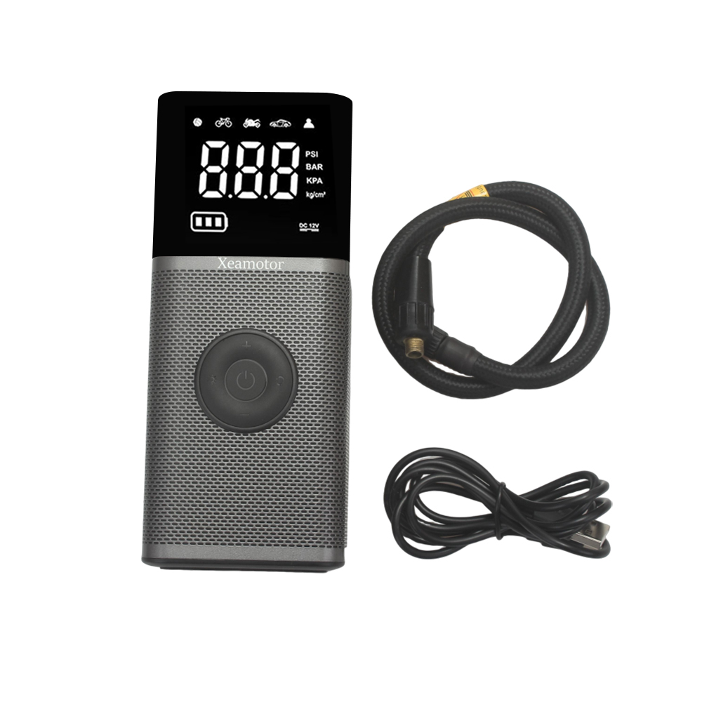 Xeamotor Vehicle Tire Inflation Pump,Faster Inflation Electric Air Pump with LCD Display for Cars Accessories, Bikes & Motorcycle Tires