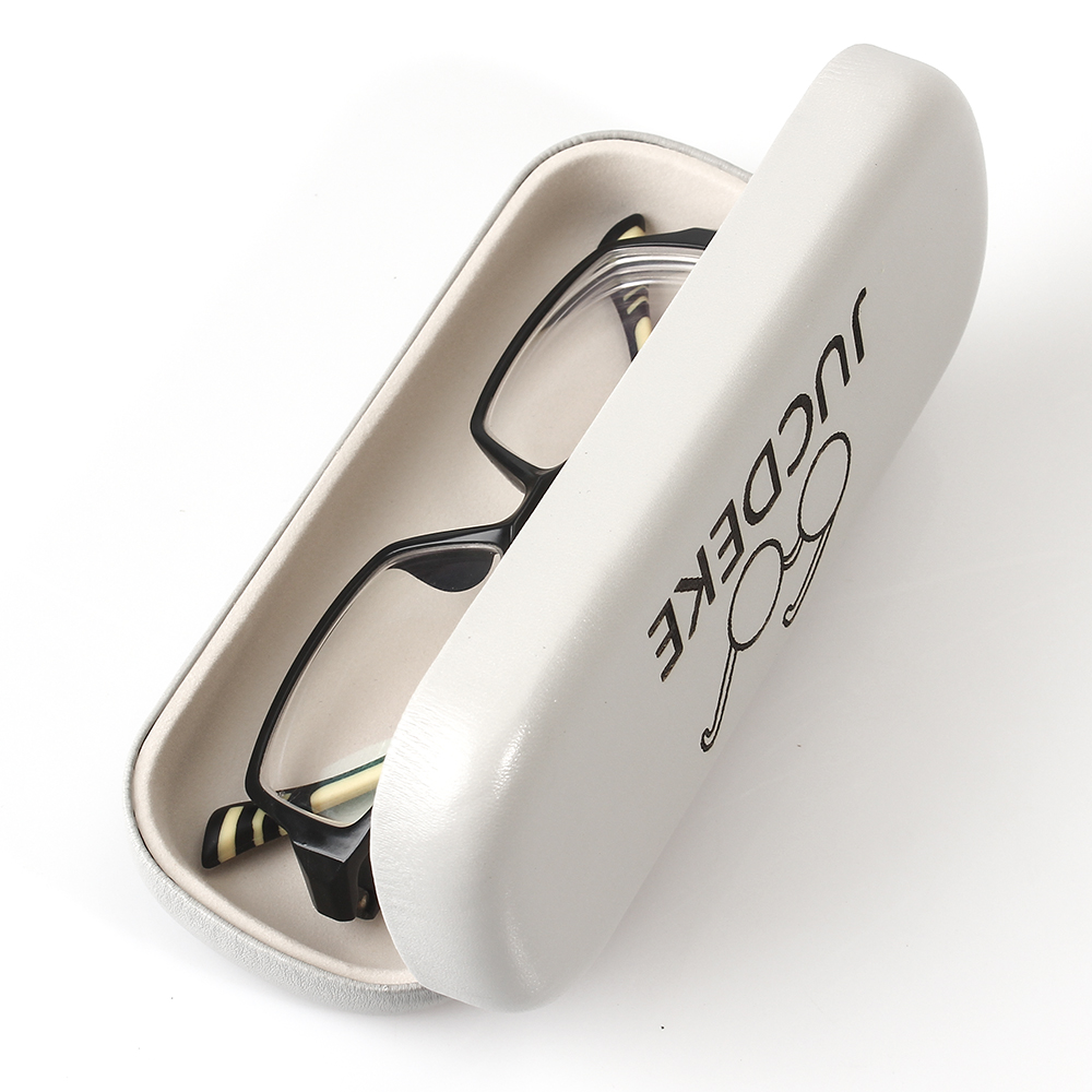 JUCDEKE Cases for children's eye glasses,Kids Leather Eye Glasses Hard Shell Protector Eyewear Case.