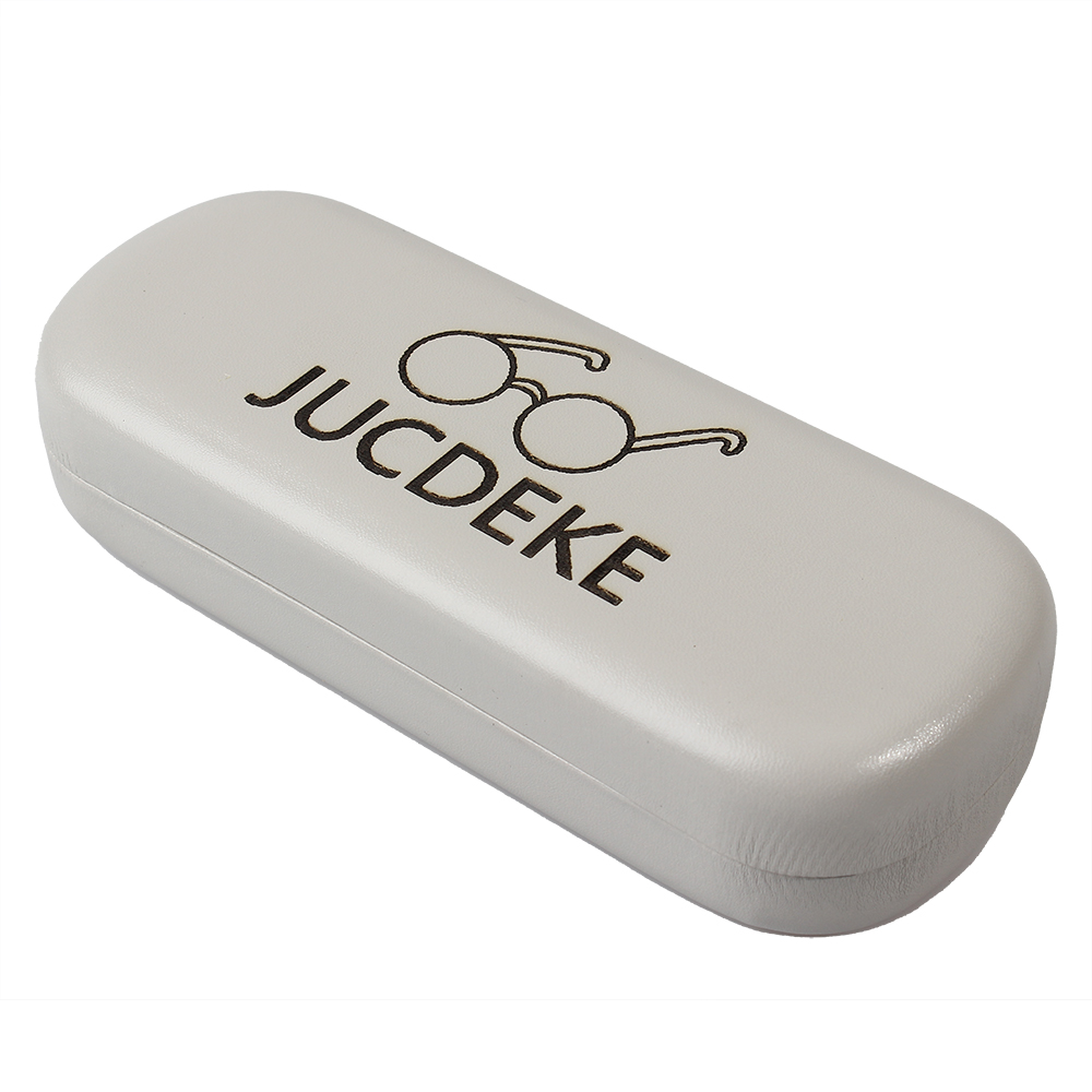 JUCDEKE Cases for children's eye glasses,Kids Leather Eye Glasses Hard Shell Protector Eyewear Case.