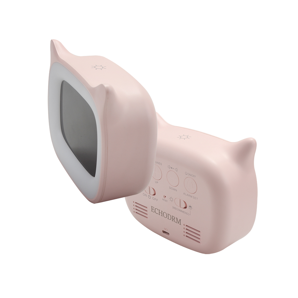 ECHODRM Alarm Clock with Night Light,Wake Alarm Clock for Kids Teens Bedrooms