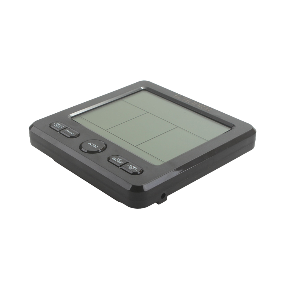 ECHODRM Digital Clock, LED Time Display Multifunctional Clock with Indoor Outdoor Thermohygrometer for Home