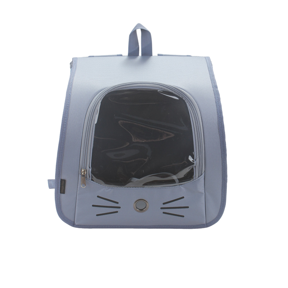 Snagle Paw Pet backpack for outdoor travel, cat backpack with anti scratch folding supplies