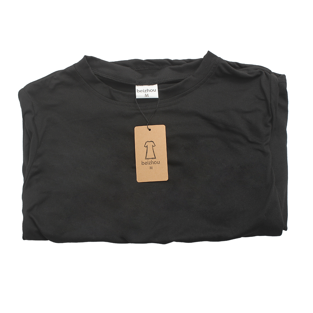 beizhou Summer dress black versatile slim fit pure cotton casual style