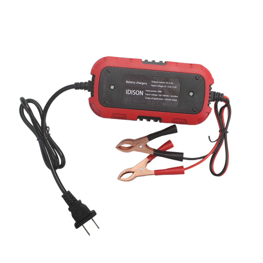 IDISON Battery Charger Motorcycle Battery Charger 12V Battery Automatic Universal Charger ﻿