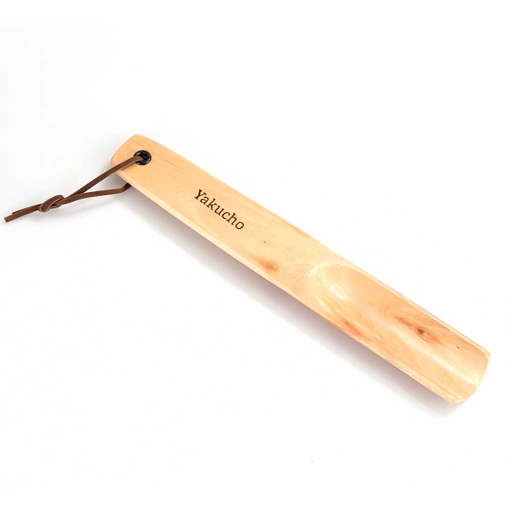 Yakucho wood Shoe Horn,Perfect Shoe Horns for Men, Women, Kids - Travel Shoe Horn(23x3.7CM)
