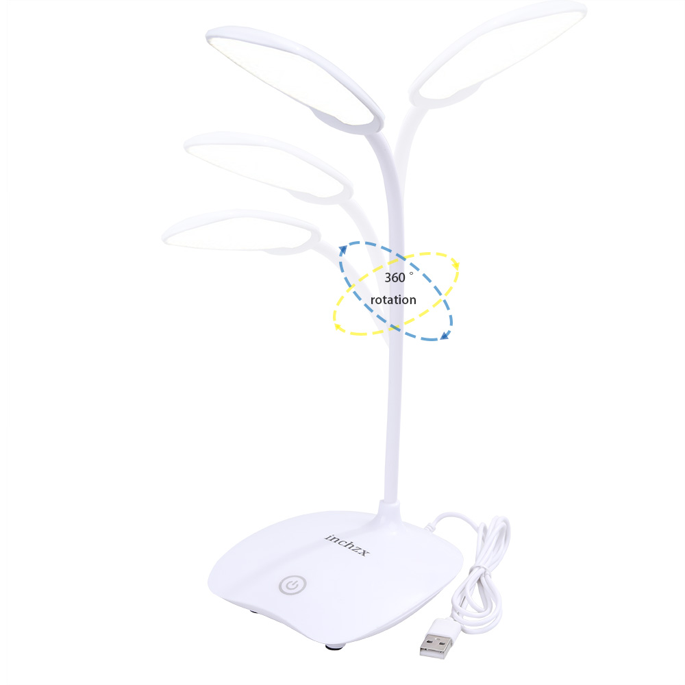 Inchzx Desk lamps,Dimmable USB LED Desk Lamp.