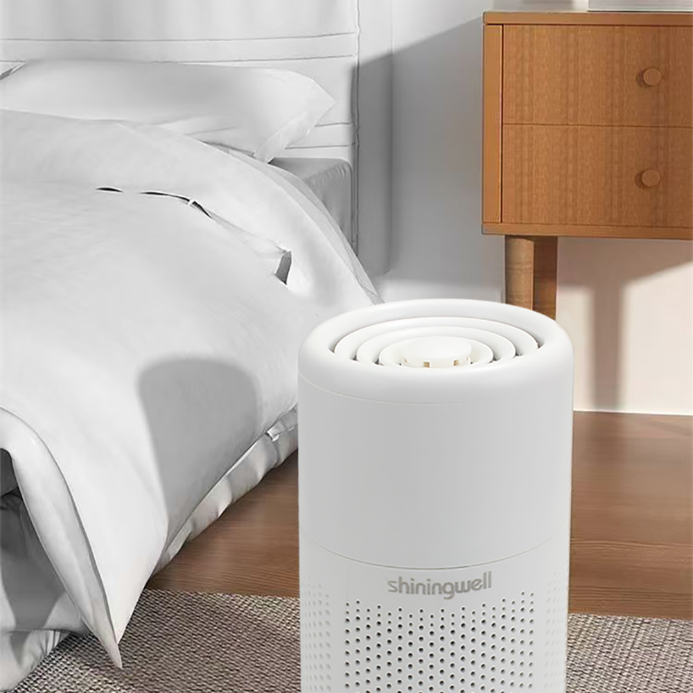 SHININGWELL Air Purifiers,USB Ported, Smart Auto Mode Purifier for Desktop,Portable Mobile Air Cleaner for Home/Office/Car