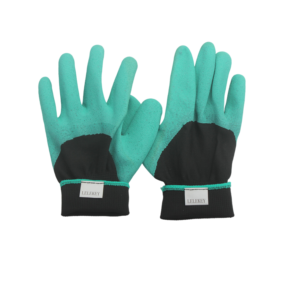 LELEKEY Gardening Gloves, Garden Planting Gloves, Grass Pulling, Stab Proof, Breathable and Wear-Resistant Gloves