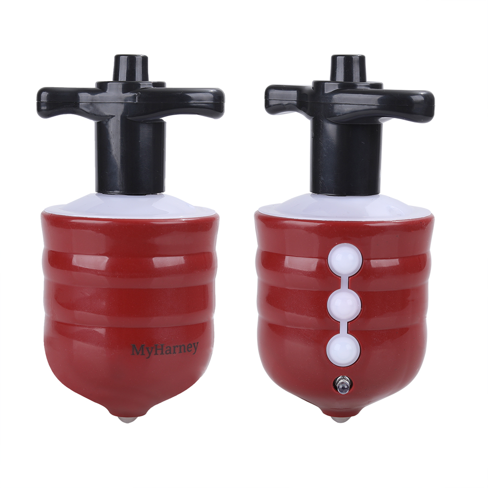 MYHARNEY Children's Classic Toys gyroscope toy music rotating colorful luminous gyro launcher（2PCS）