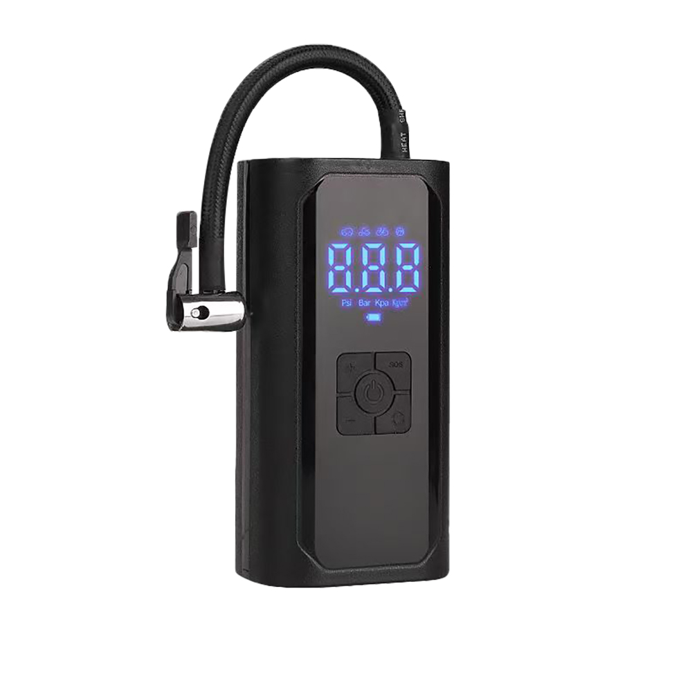 Queyaro Tyre-Pressure Measurers, 150PSI Tire Inflator Portable Air Compressor,DC 12V Portable Car Tire Air Pump with LCD Screen for Car, Motorcycle, Bike, Ball