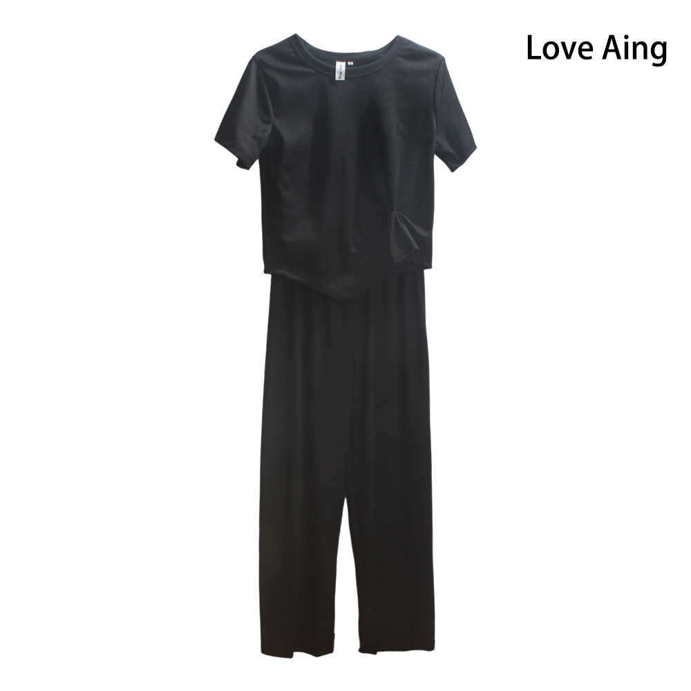 Love Aing Pantsuits,Women's Casual Style,Ice Silk Fabric,Lightweight and Comfortable Set ﻿