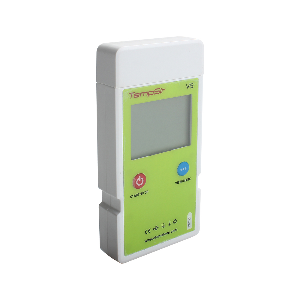 TempSir-VS Temperature Data Logger with Alarm,USB Digital Temp Recorder Waterproof,Industrial Thermometer Logger with Auto PDF&CSV Reports No Software Required ﻿