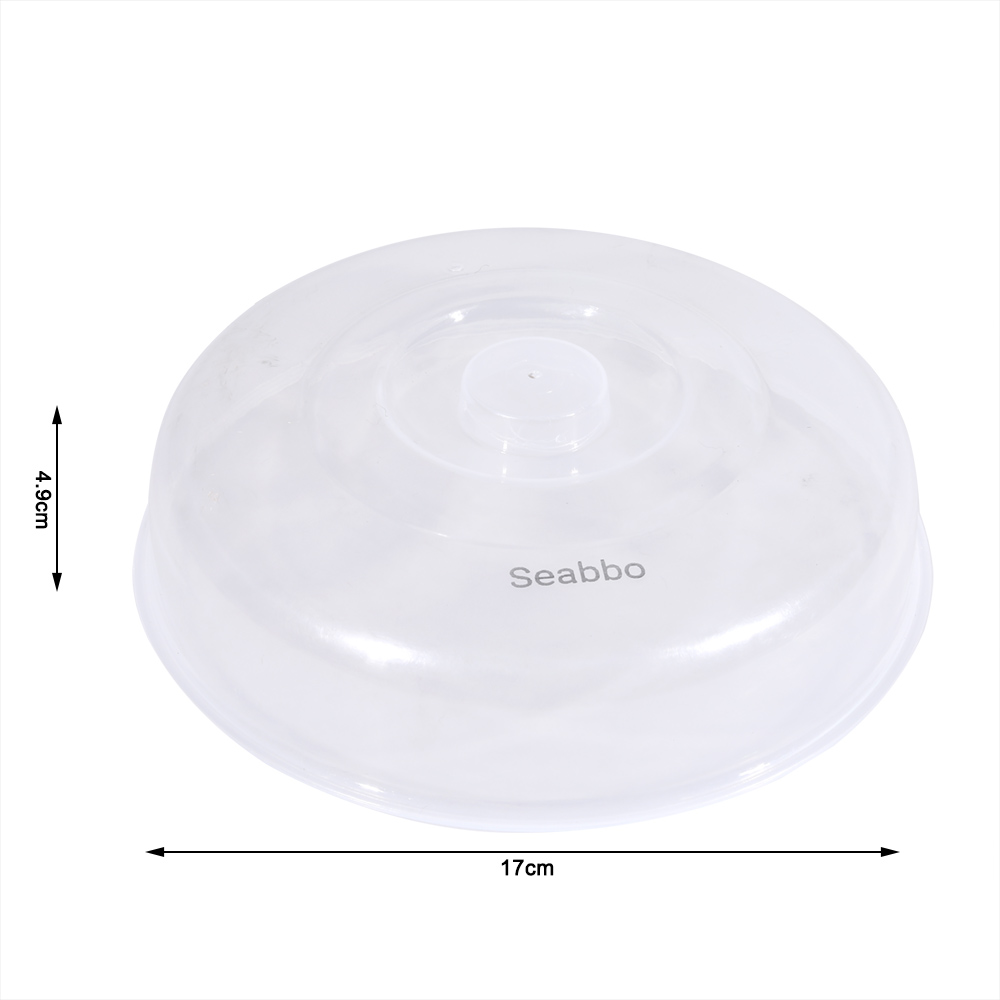 Seabbo Plastic lids,Dustproof Plastic Food Grade Materials Oil-proof Dish Lid for Home 4pcs.