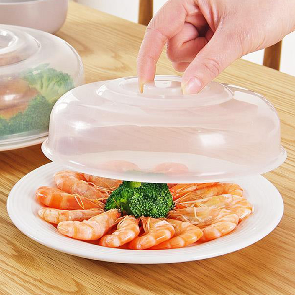 Seabbo Plastic lids,Dustproof Plastic Food Grade Materials Oil-proof Dish Lid for Home 4pcs.