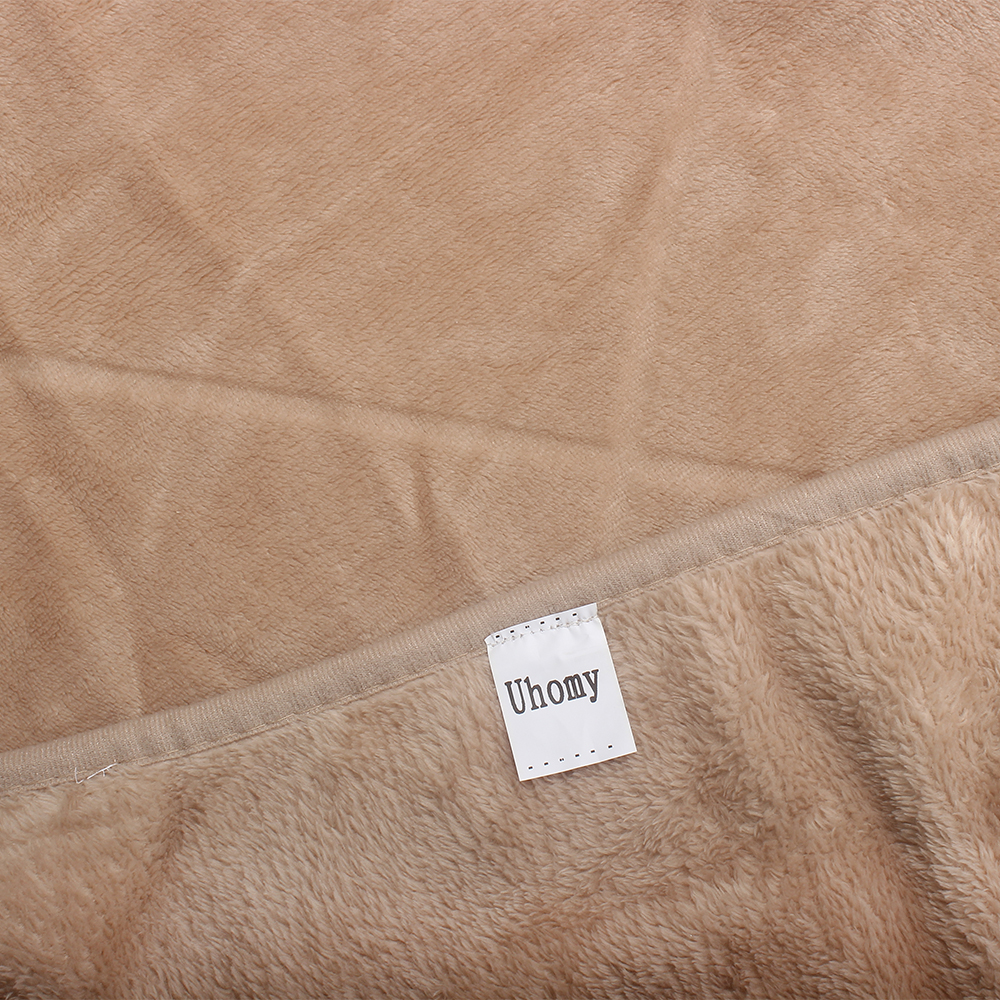 Uhomy Children's Blankets,Double-Sided Solid Color Plush Nap Blanket