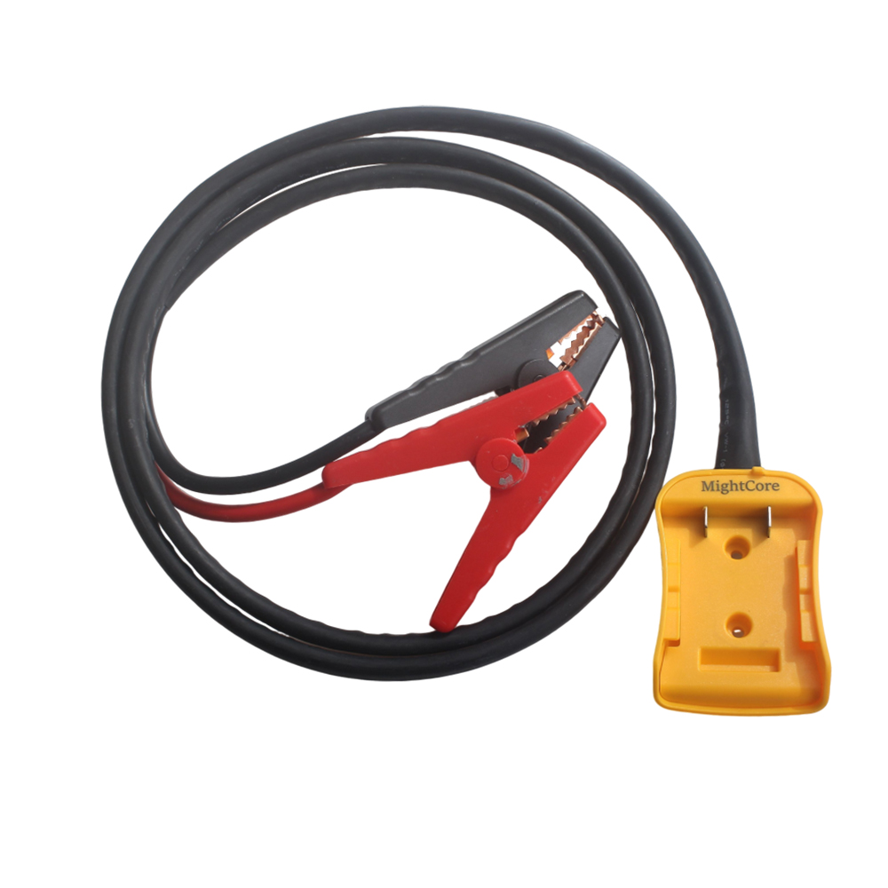 MightCore Jumper Cables,Jumper Cables Adapter for DeWalt 20V/60V Battery, Automotive Booster Cables (5.9Ft x 8AWG) Jumper Emergency Replacement Cable