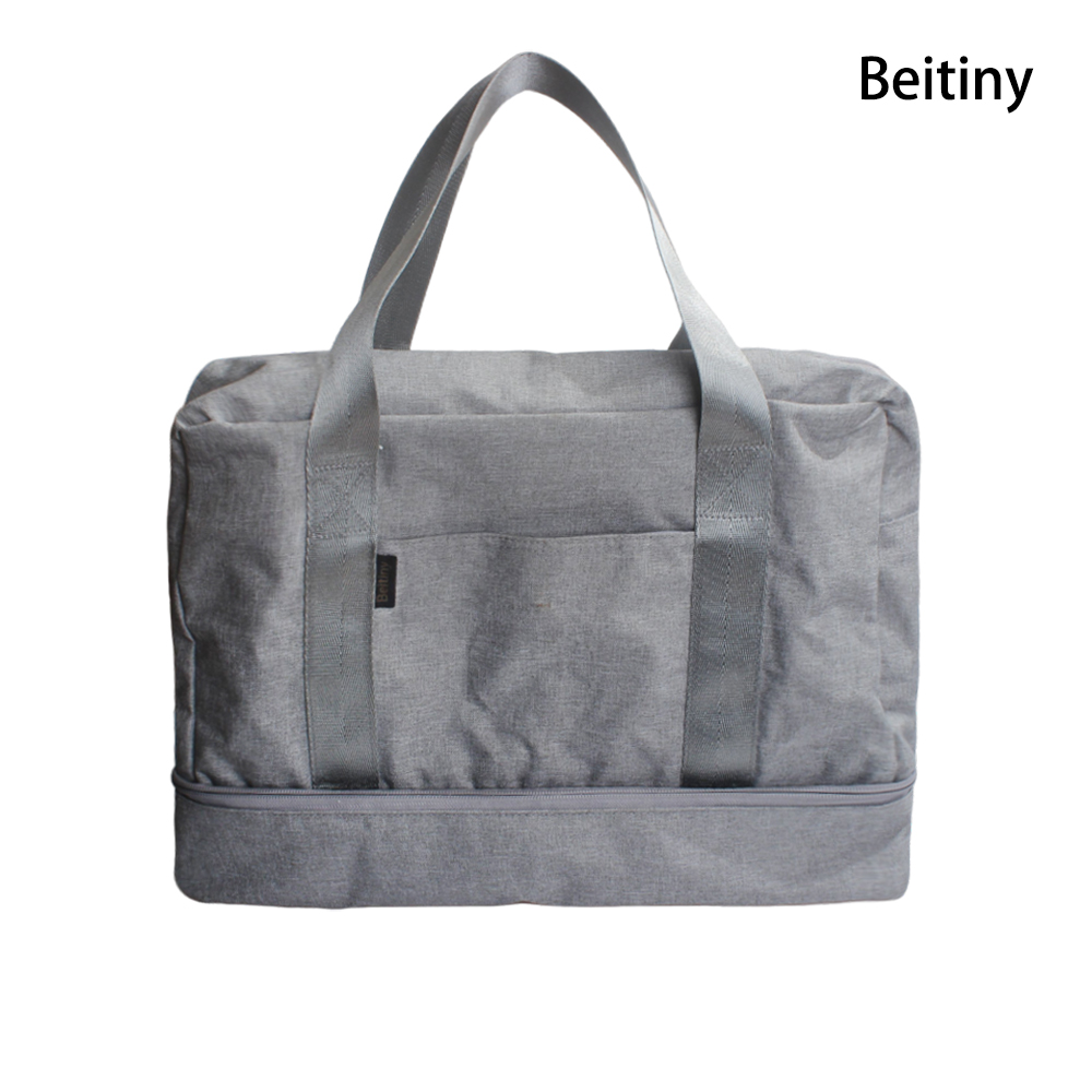 Beitiny Tote Bags Short Distance Business Trip Lightweight Handbag Large Capacity Travel Bag Luggage Storage Bag Sports Fitness Waterproof 12x15x7-Inch