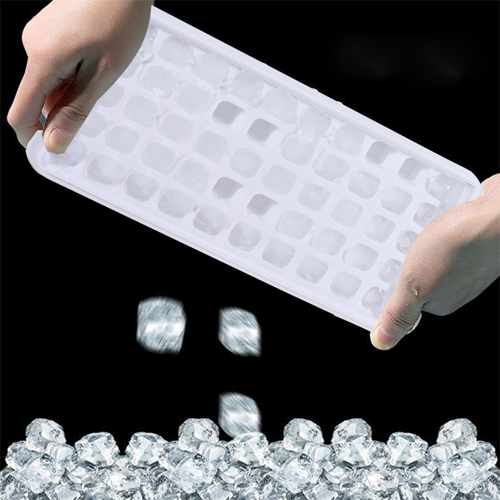 lvatr 50 Grid Ice cube mould With Lid, Kitchen Square Shape Ice Cube Food Tray.