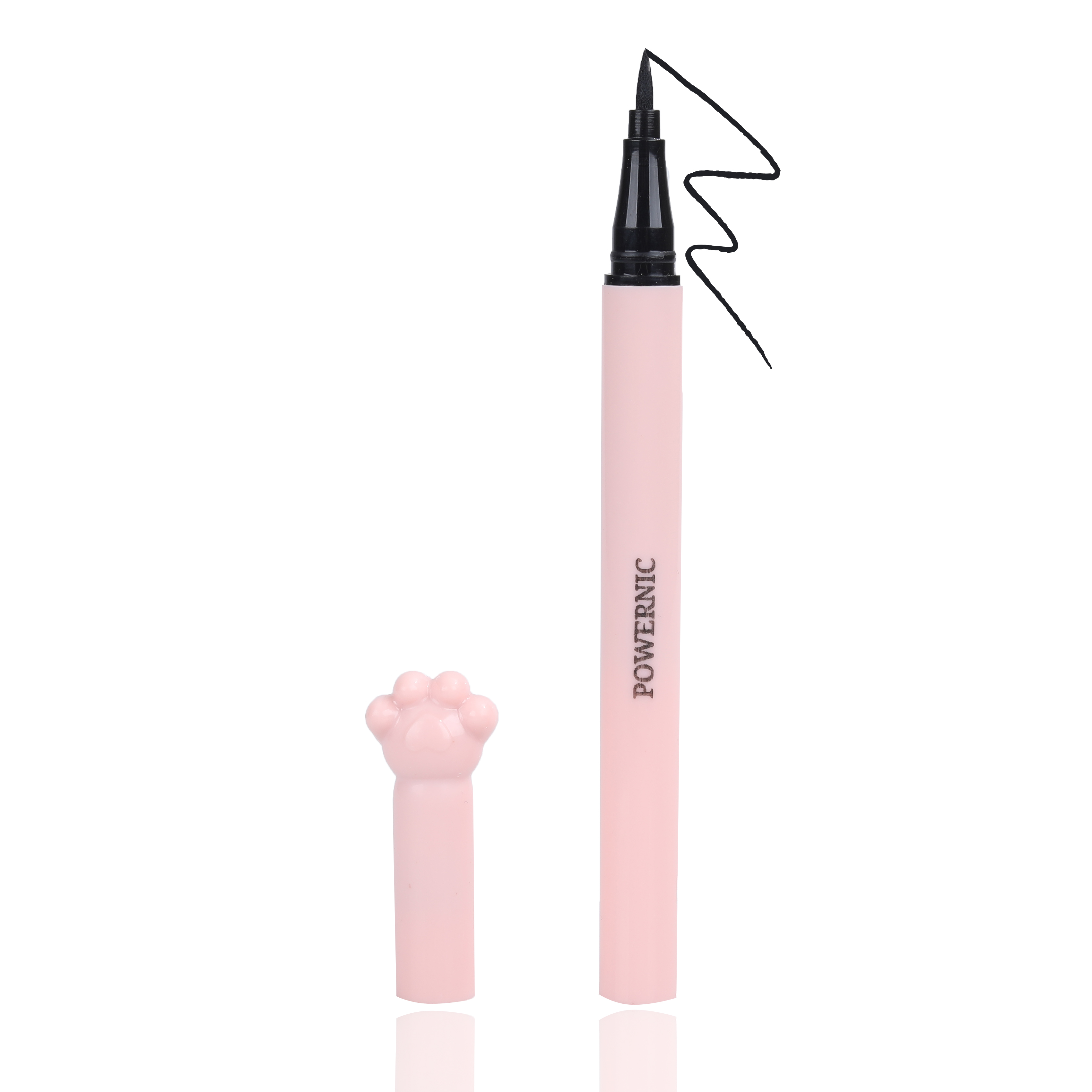 POWERNIC Eyeliner Pencils,Professional Waterproof Long Lasting Liquid Eyeliner Makeup Tools, Black.