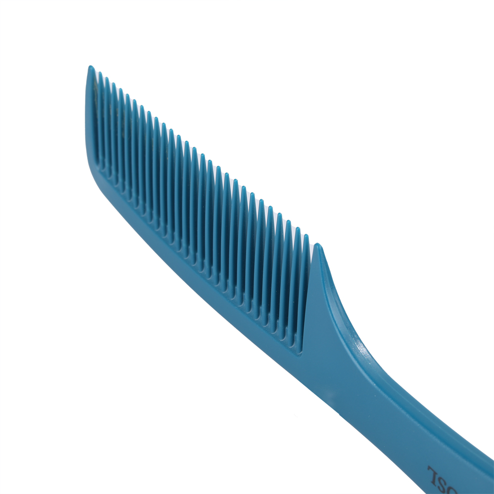 HOSL Classic Styling Essential Compact Comb with Handle（blue）.