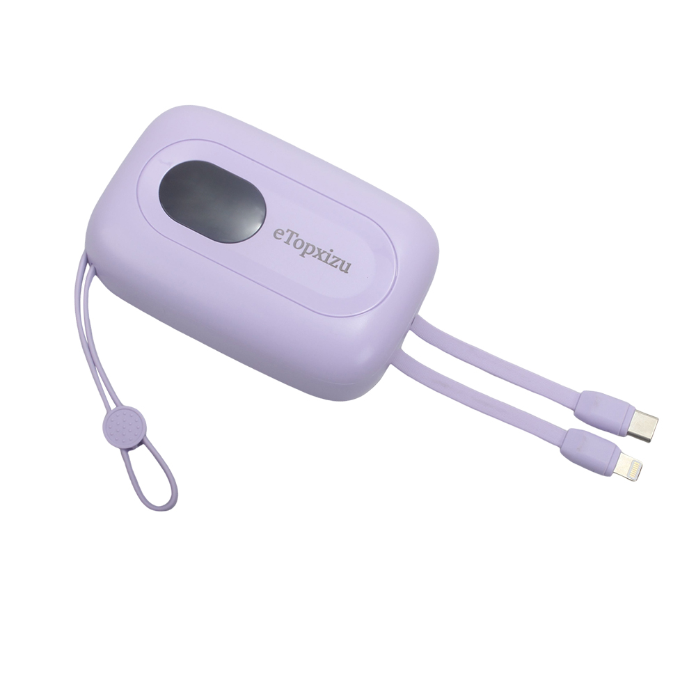 eTopxizu Battery Charging Device Power Bank 3600mAh Super Fast Charging Mini Compact and Convenient to Carry ﻿