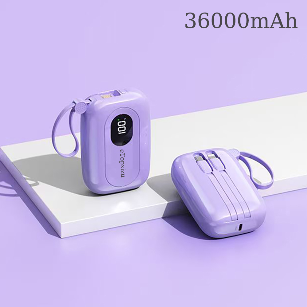 eTopxizu Battery Charging Device Power Bank 3600mAh Super Fast Charging Mini Compact and Convenient to Carry ﻿