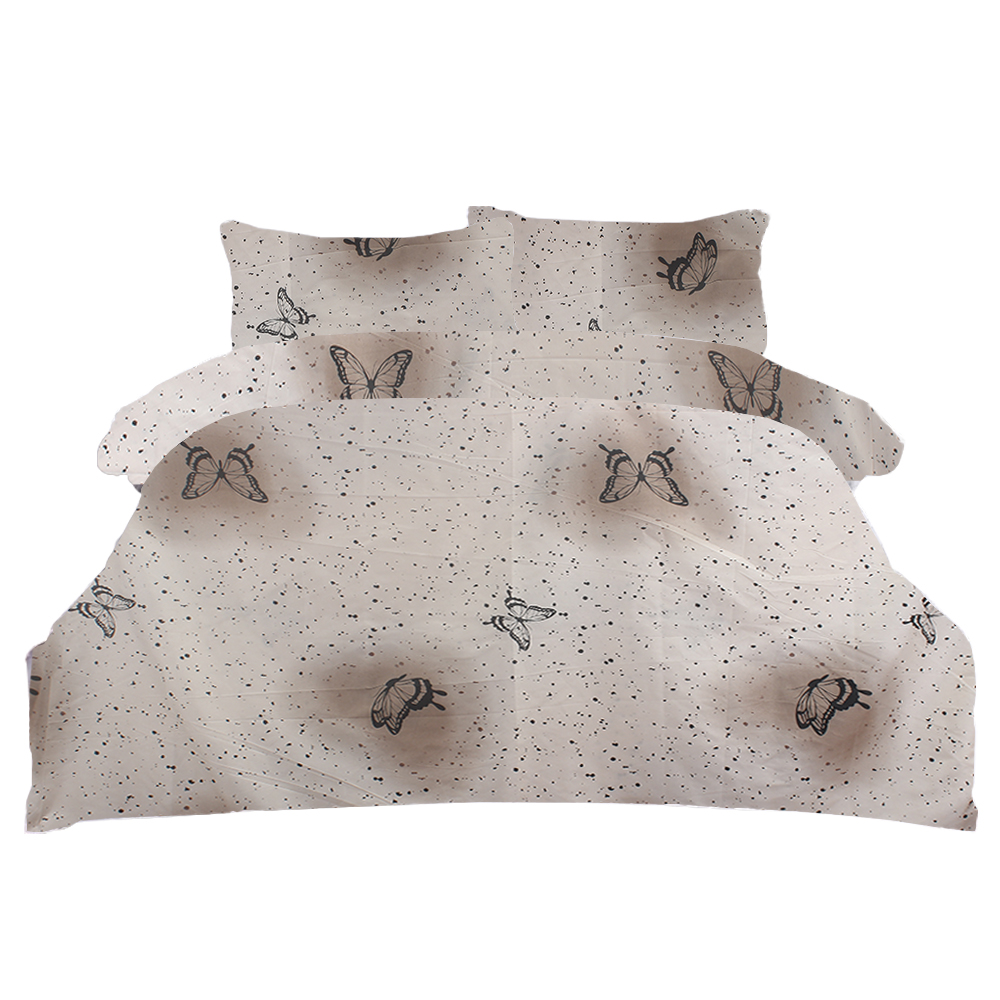 AIKOFUL GOOSE DOWN COMFORTER Quilt Covers,Soft Queen Duvet Cover Set, 3 Pieces,1 Duvet Cover 90x90 Inches with Zipper Closure and 2 Pillow Shams