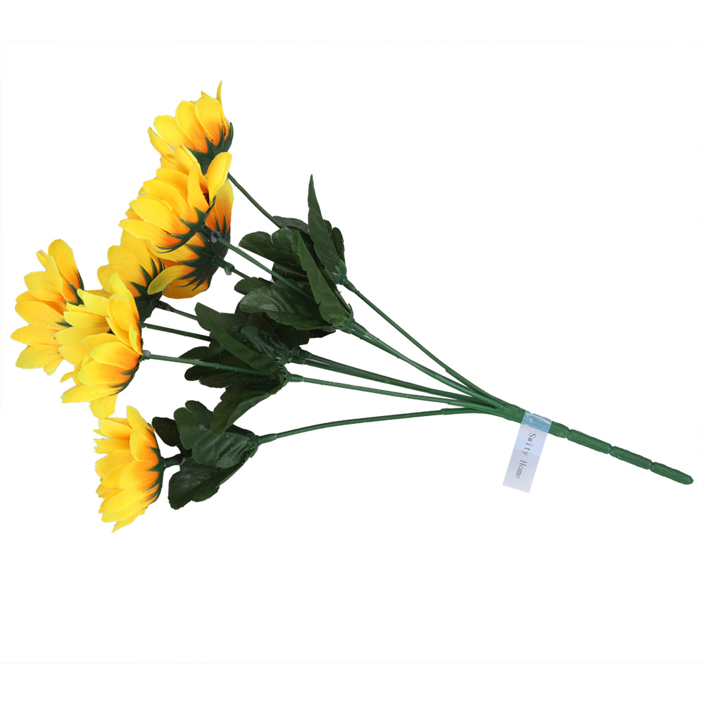 Swity Home Artificial sunflower bouquet can be used in living room, office and wedding.