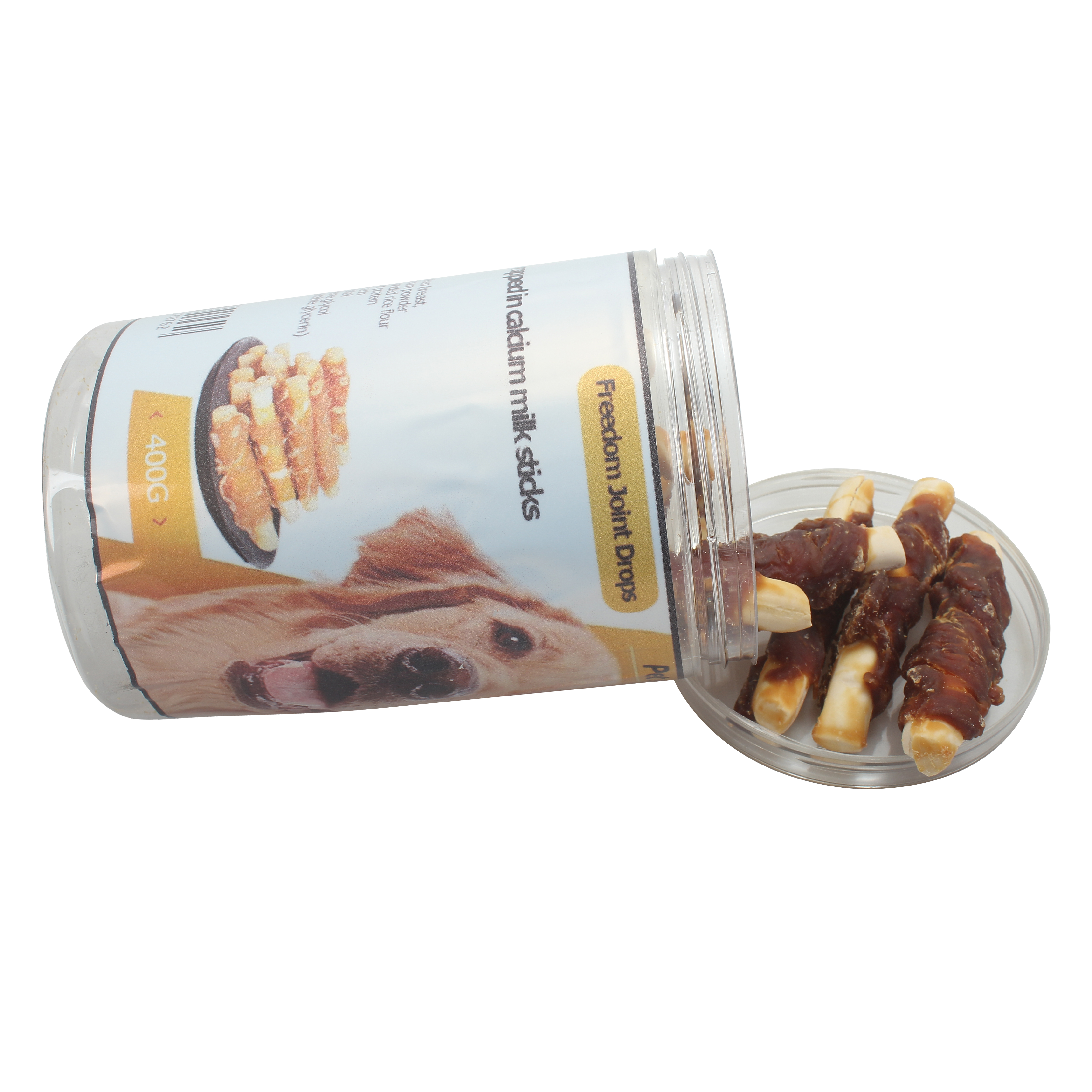 Freedom Joint Drops Animal Chew Food Teeth Grinding Sticks, Chicken Milk Sticks Snacks, Suitable for Puppy and Small Dogs (Chicken, 400g)