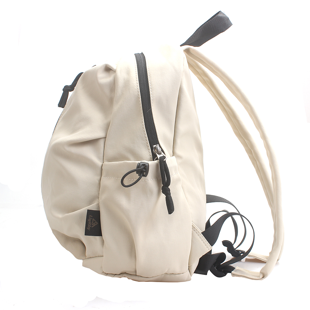 LigRhy Backpacks, Fashion Bookbag Waterproof White Backpack,Lightweight Casual Backpacks for Women Men