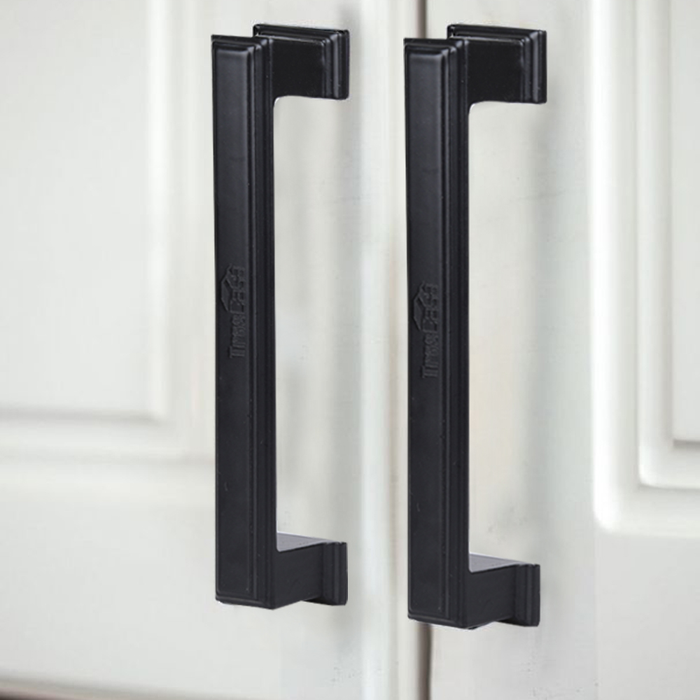 Trescasa door handles of metal Modern minimalist cabinet door drawer solid metal door handle,10Pcs.