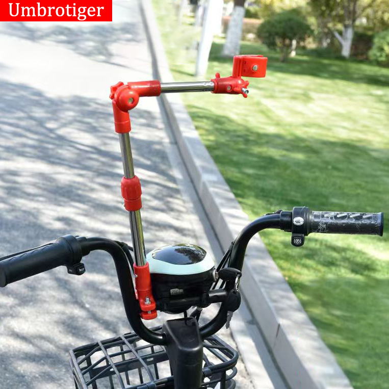 Umbrotiger Frames for Umbrellas or Parasols,Stainless Steel ABS Umbrella Stands Holder for Wheelchair, Stroller, Walker, Deck Chair, Bicycle (20mm-25mm Installation Diameter )