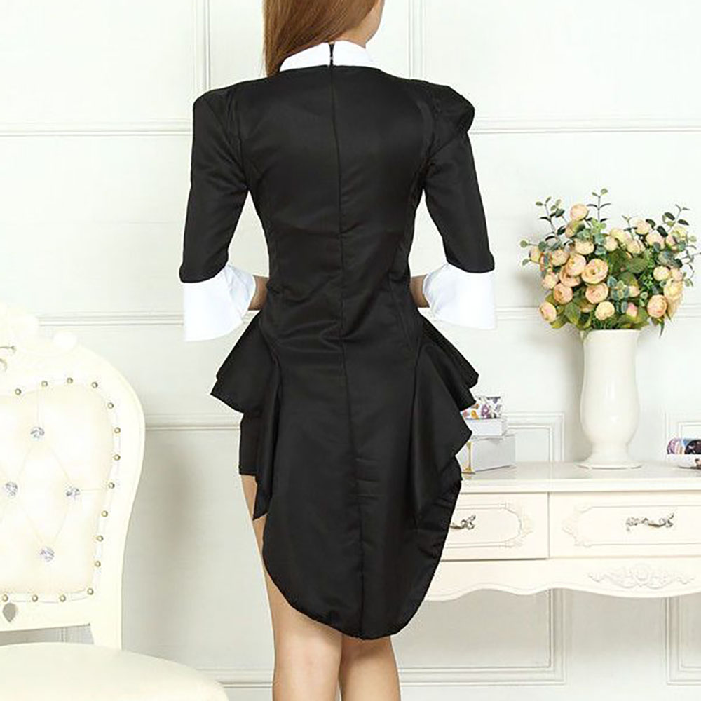 manvelous Womens Irregular Tuxedo Set Club Party Dresses.