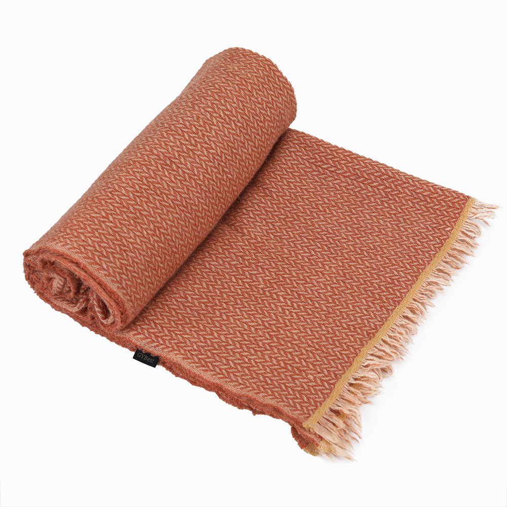GYBest Women Stylish Scarfs Cashmere Feel Classic Warm Soft with Fringes Edges.