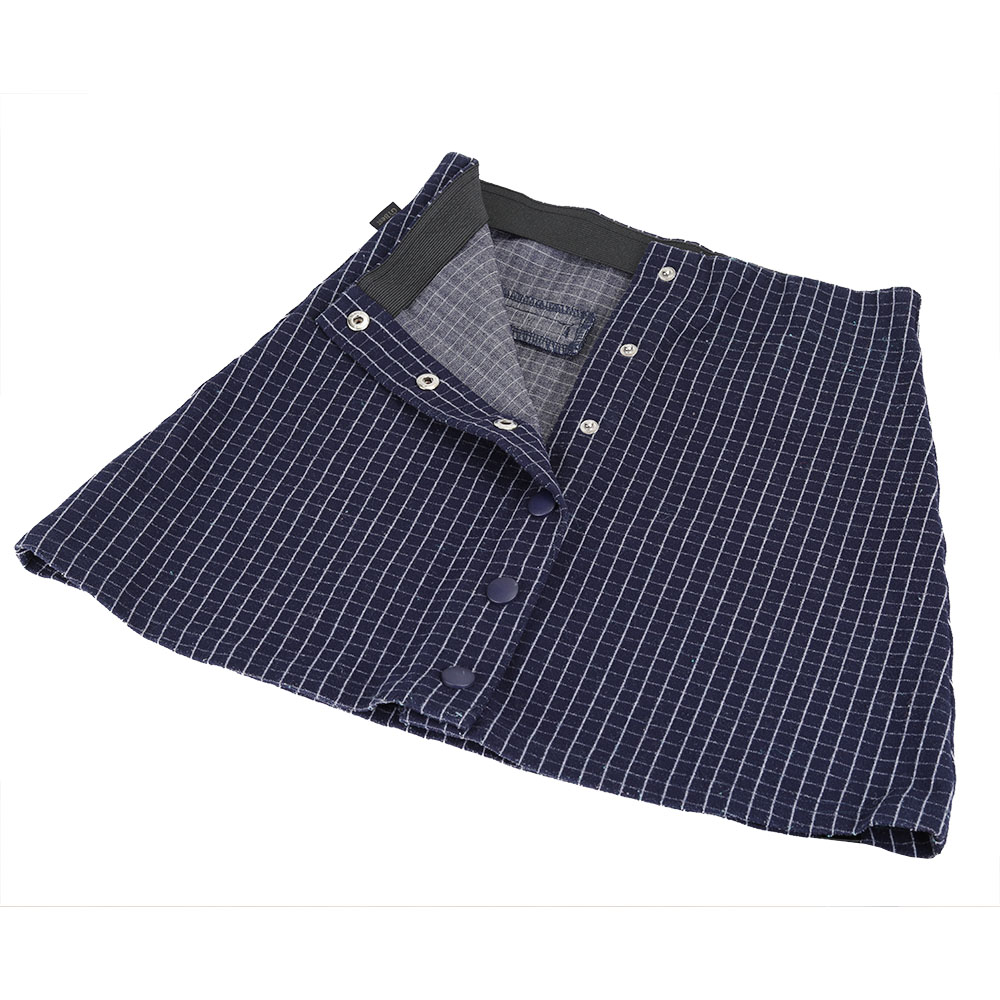 GYBest Women Plaid Button Closure Short Mini Skirts.