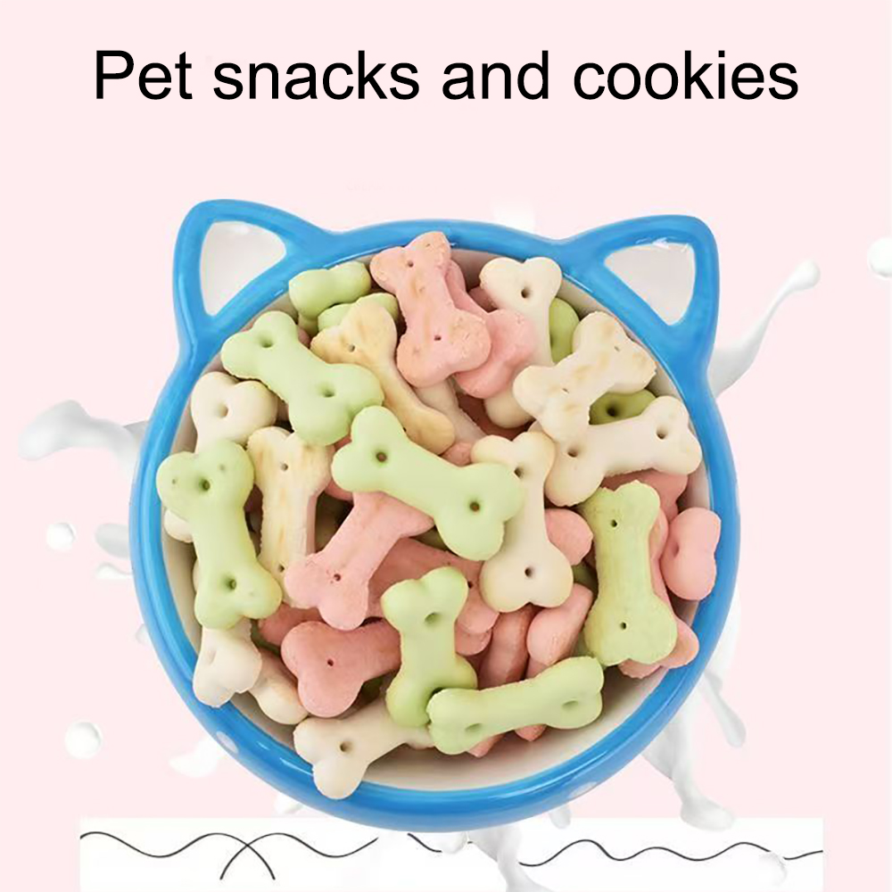 Poxo Edible Pet Treats Biscuits,220g High Protein & Fiber Pet Cookies, Dental Health Biscuits for Small to Large Dogs