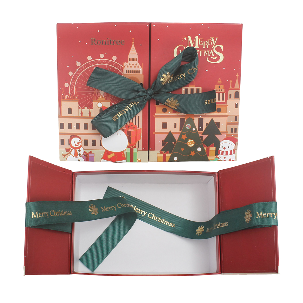 Ronitree Gift Boxes,Christmas Gift Box with Ribbon - Decorative Holiday Present Packaging