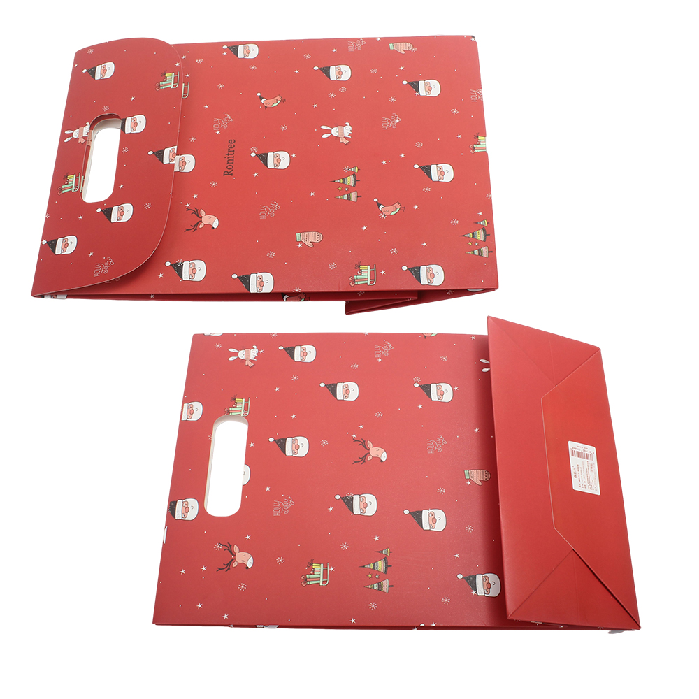 Ronitree Party Goodie Bags of Paper,4PCS Paper Gift Bags with Handles,Festive Treat Bags for Party Favors, Small Gifts & Goodies